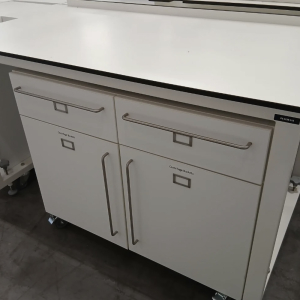 Laboratory bench with under-bench cupboard – lab set furniture