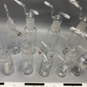 Glass flasks and bottles – laboratory glassware props