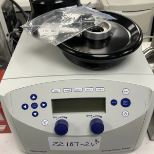 Modern benchtop centrifuge with rotor – lab prop