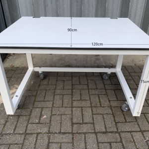 White laboratory table – lab furniture prop
