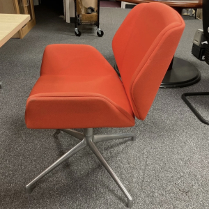 Orange retro chair – period set dressing